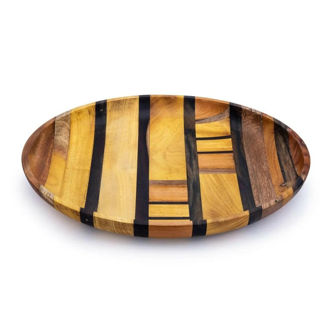 Artisan Upcycled End Grain Fruit Bowls.
