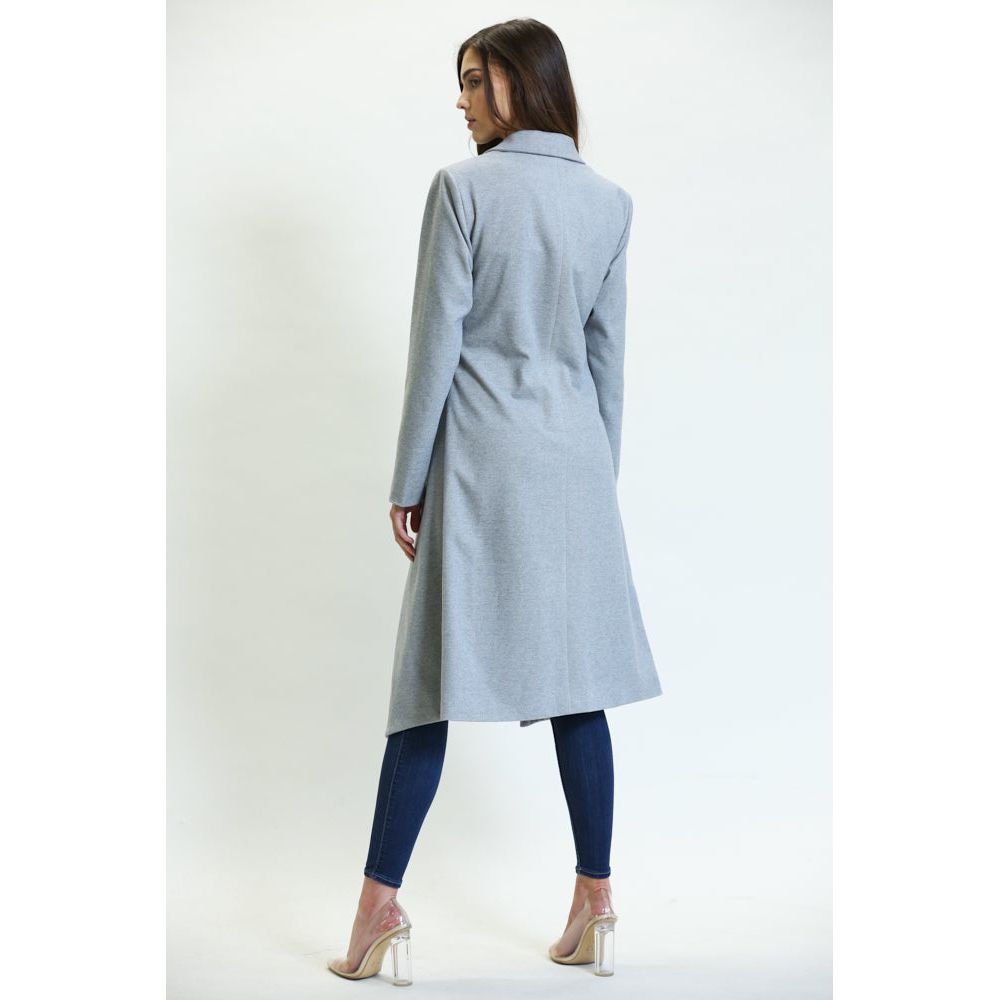 Iris Lapel Collar Coat .