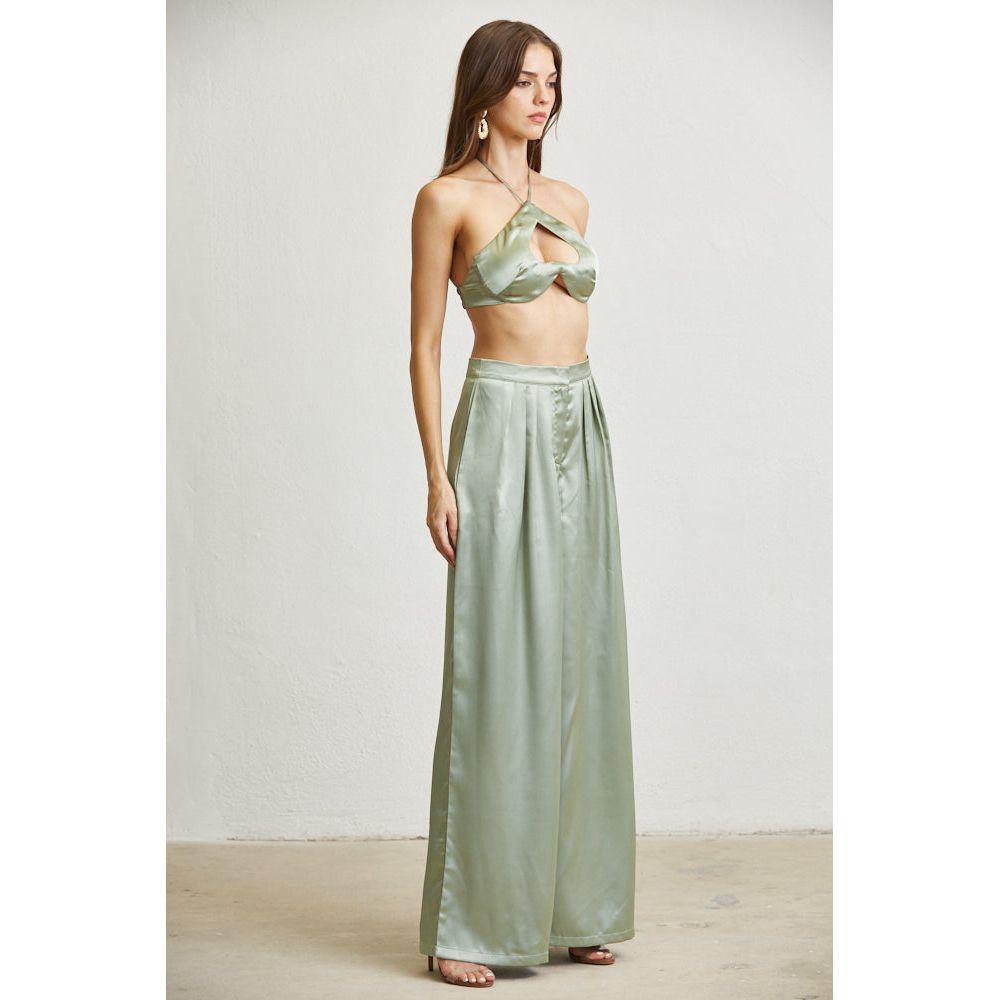 Ivy Luxe Satin Fabric Set .