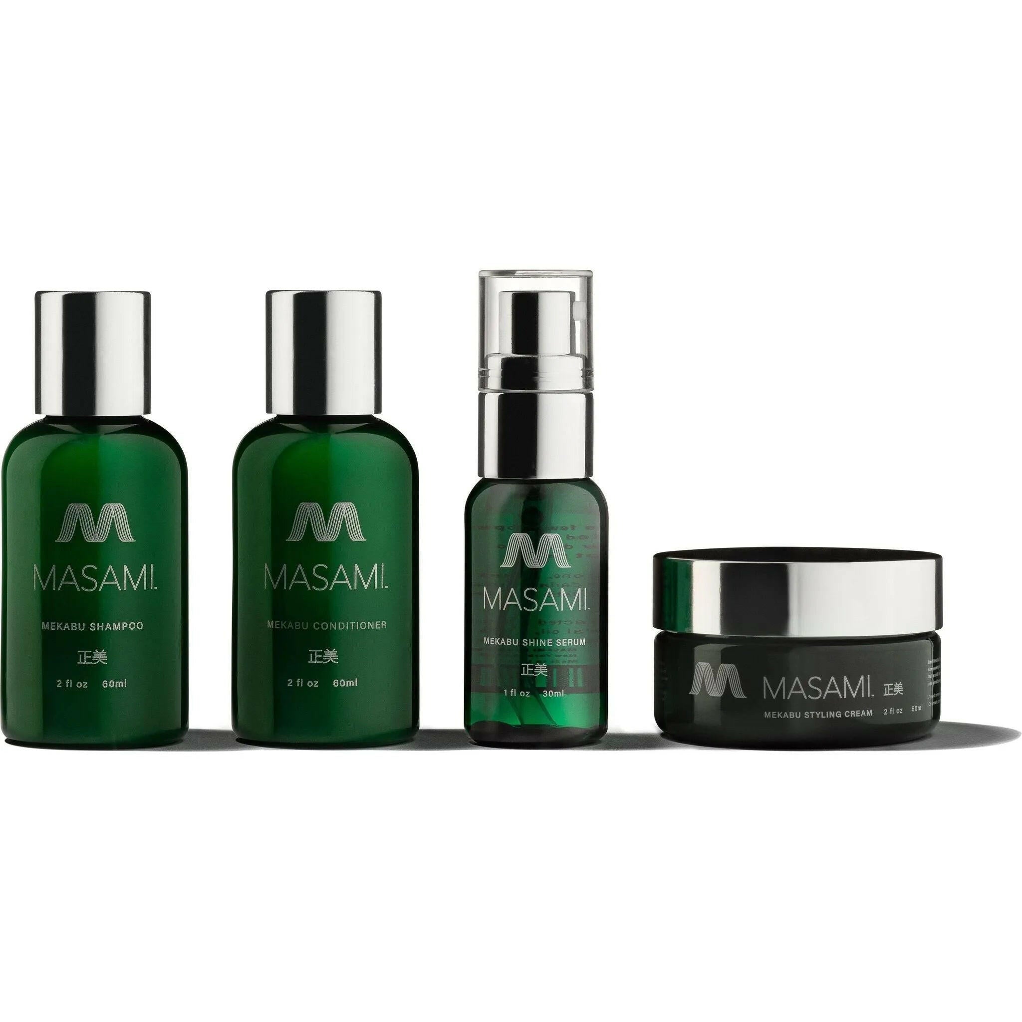 Mekabu Hydrating Haircare Travel Kit.