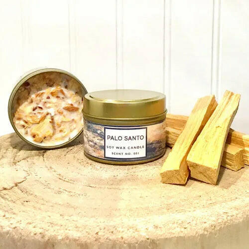 Palo Santo Soy Wax Candle.