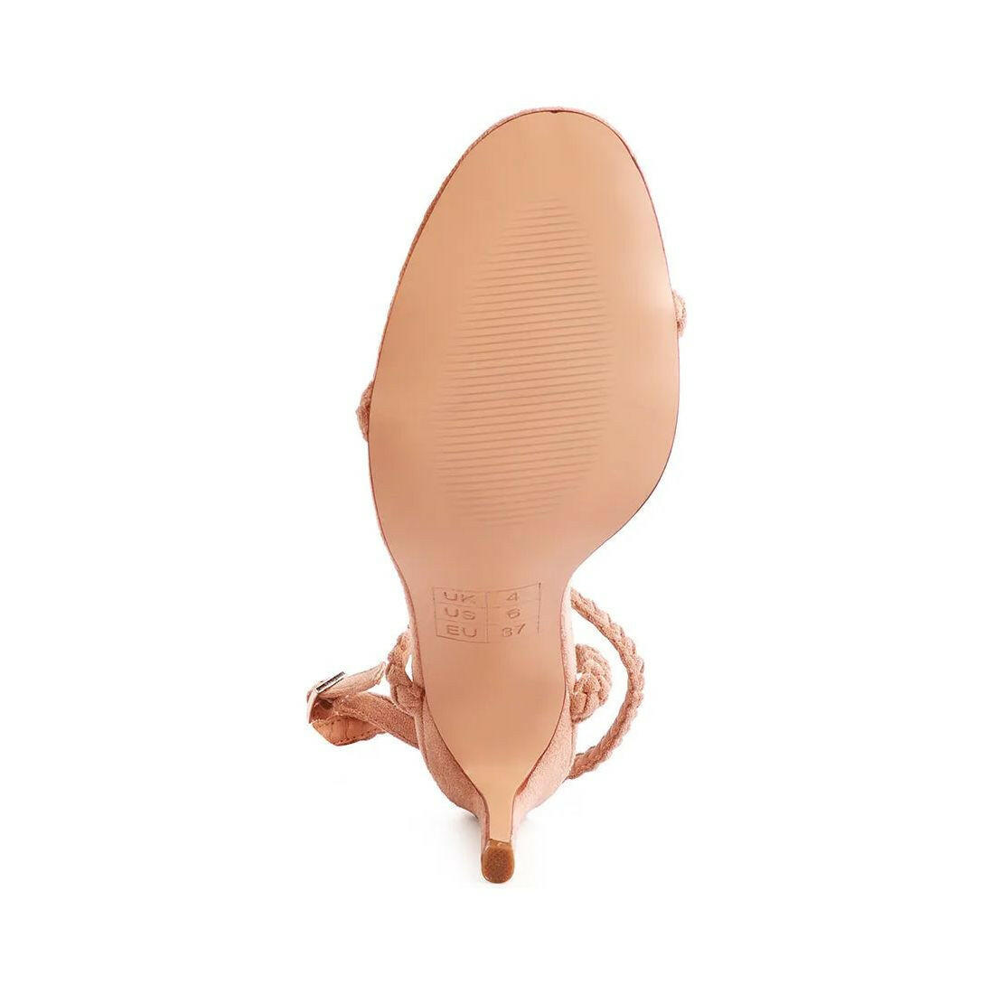 Sherri High Heeled Faux Suede Sandals.