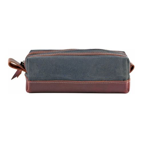 Waxed Canvas Toiletry Bag .