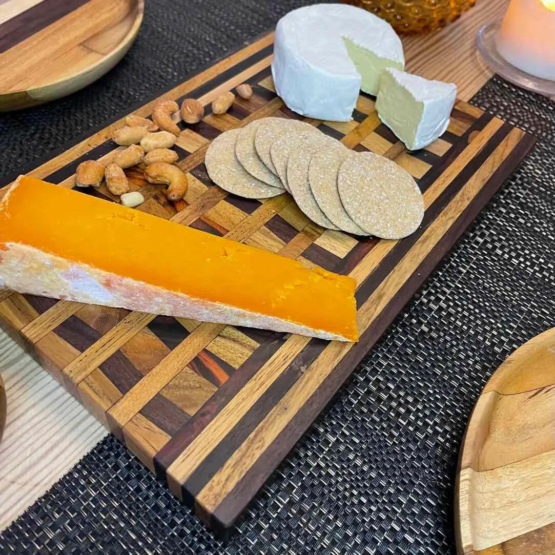 Upcycled End Grain Cutting Board.