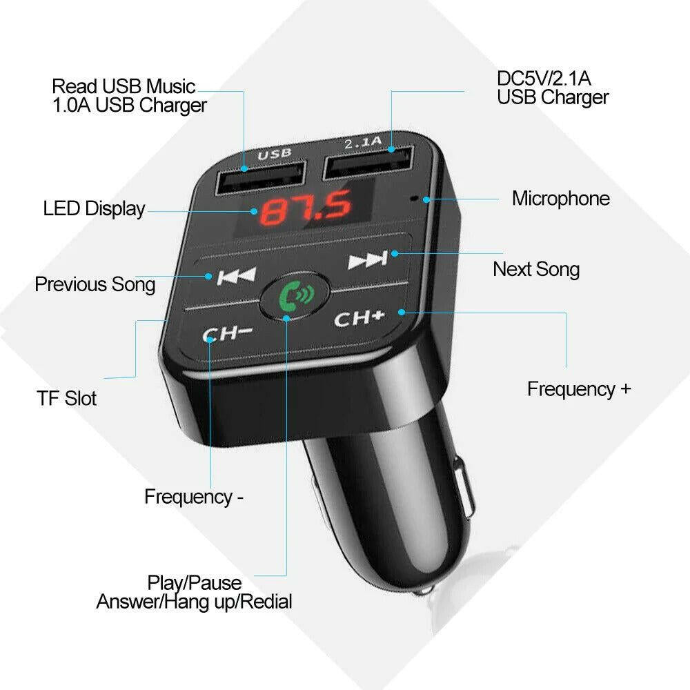 All Purpose Dual USB Car Adaptor Fast Charger.
