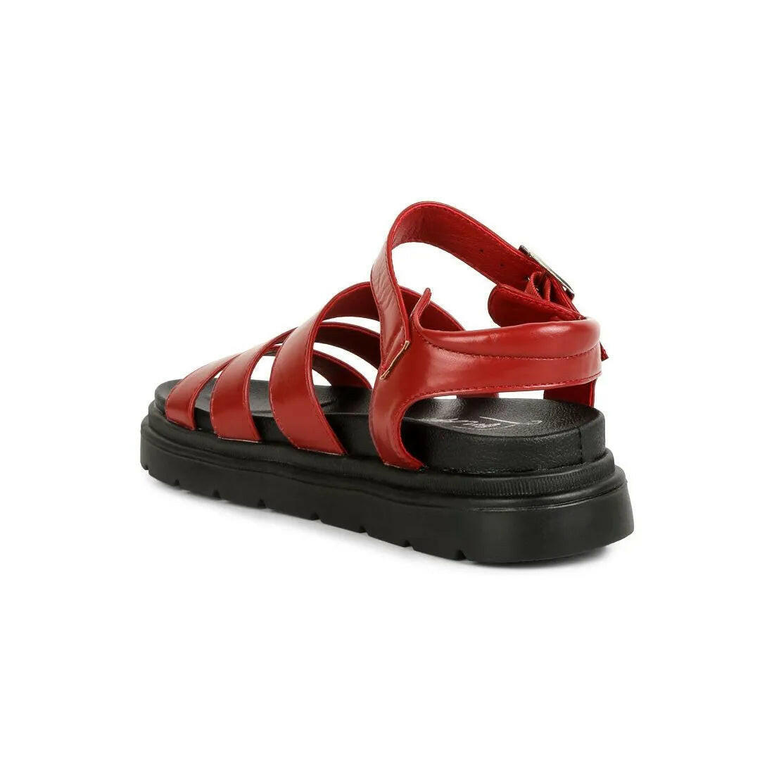 Belcher Faux Leather Gladiator Sandals.