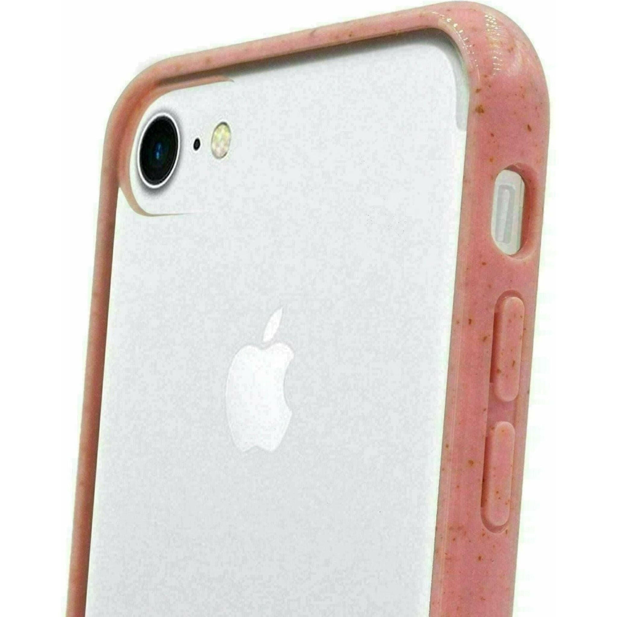 Biodegradable Phone Case - Transparent Pink.