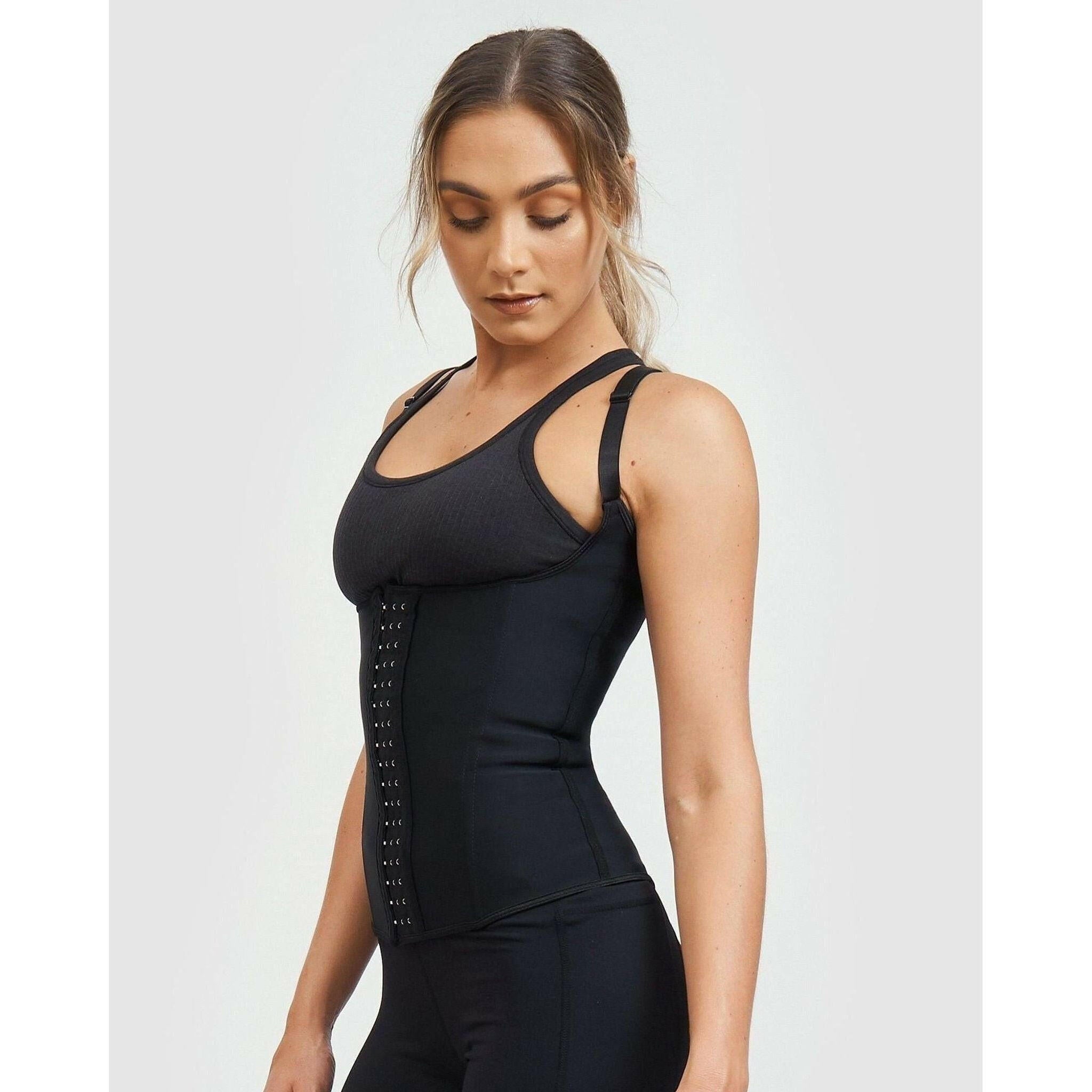 Core Trainer Vest with Adjustable Straps Black.