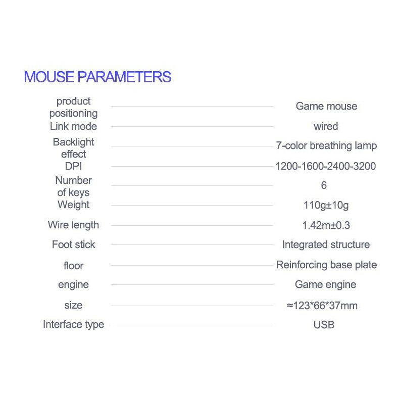 Dragon 6 Buttons 3200 DPI Gaming Mouse.