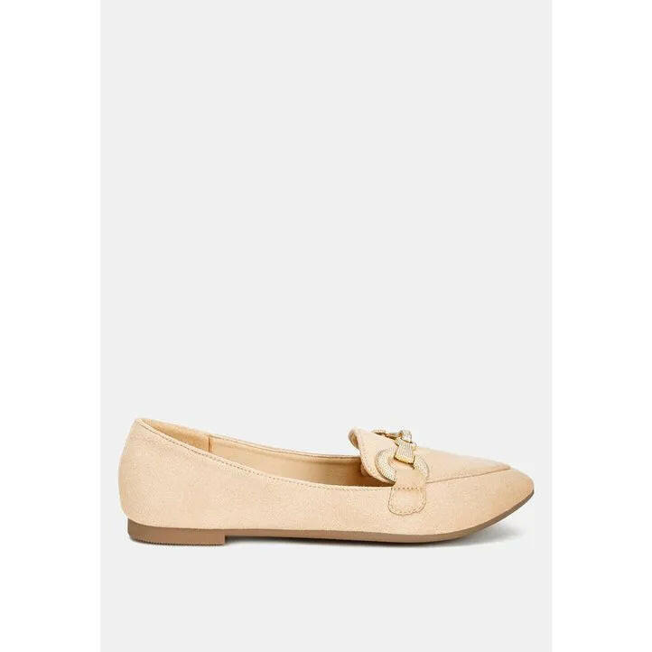 Fembot Horsebit Detail Flexible Loafers.