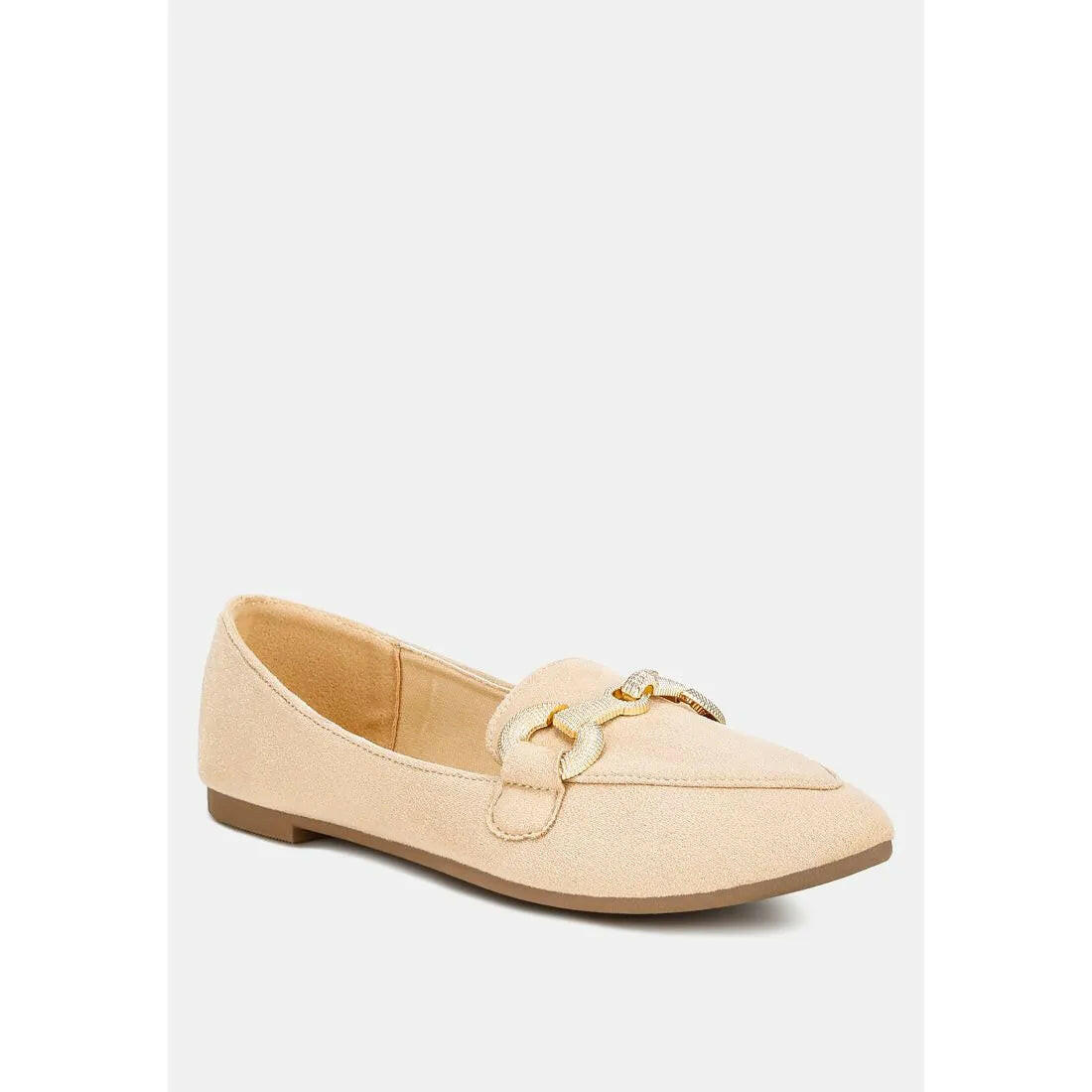 Fembot Horsebit Detail Flexible Loafers.