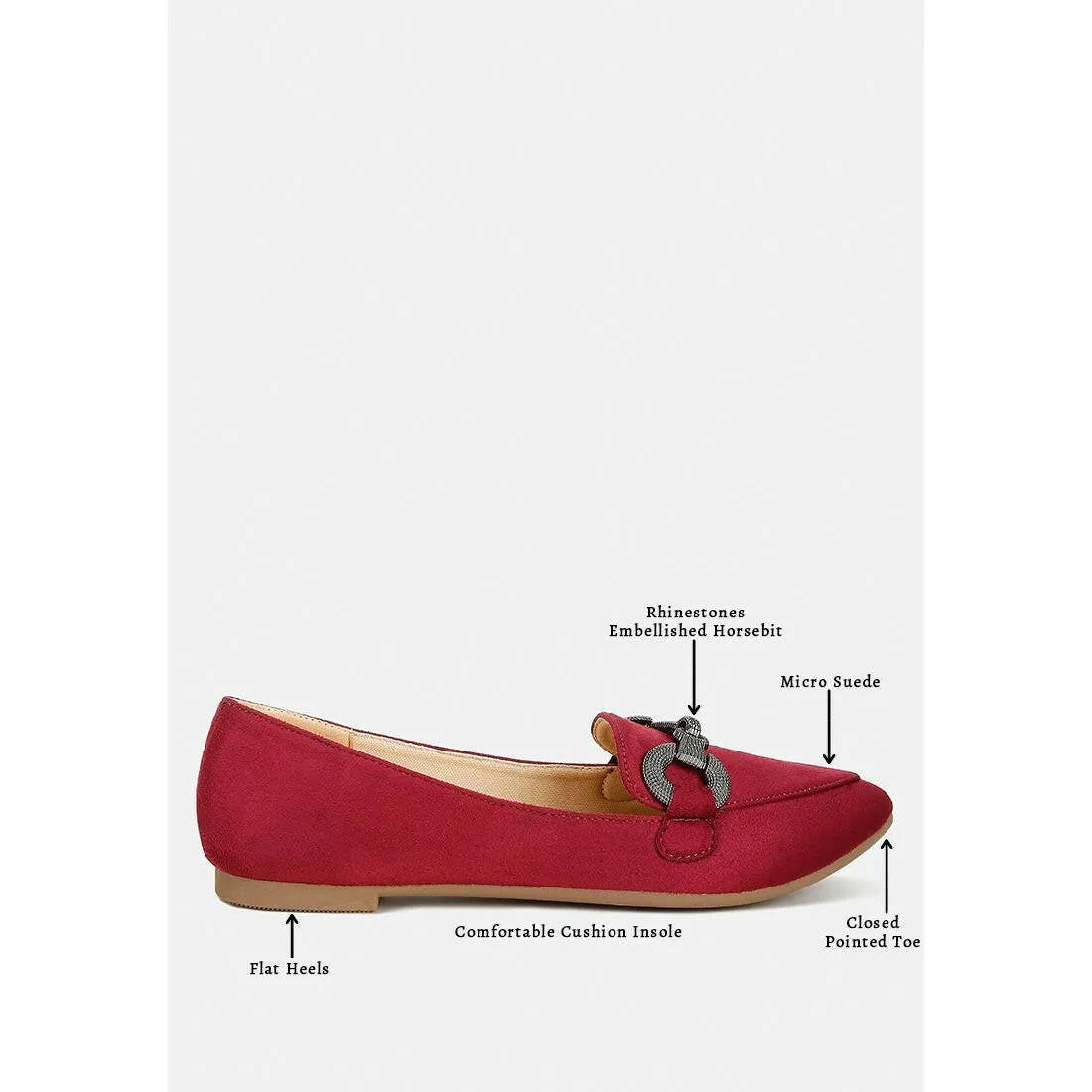 Fembot Horsebit Detail Flexible Loafers.