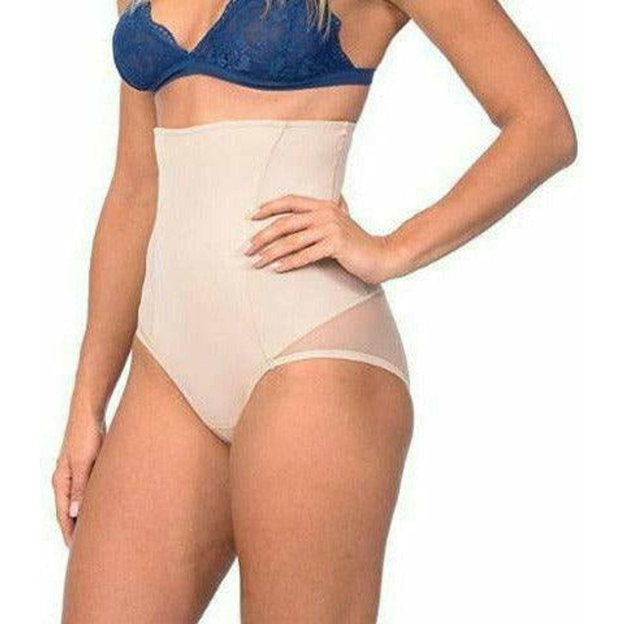 Hi Waist Smooth Shaper with Double Front Panel in Nude.