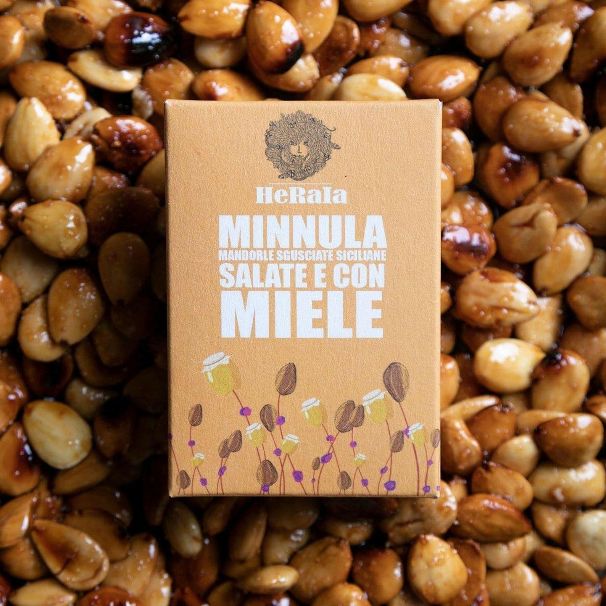 Honey Pralined Salted Almonds.