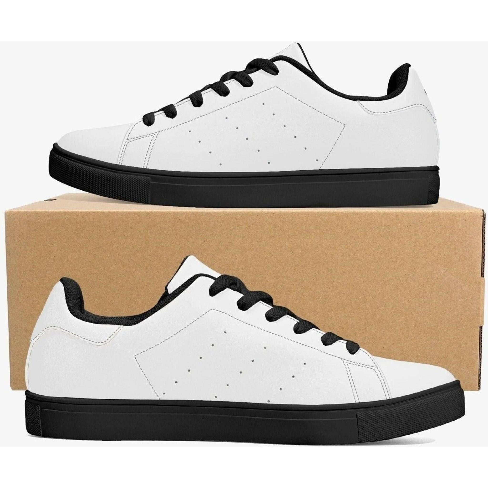 Jacki Easlick Lux Egg Low-Top Leather Sneakers.