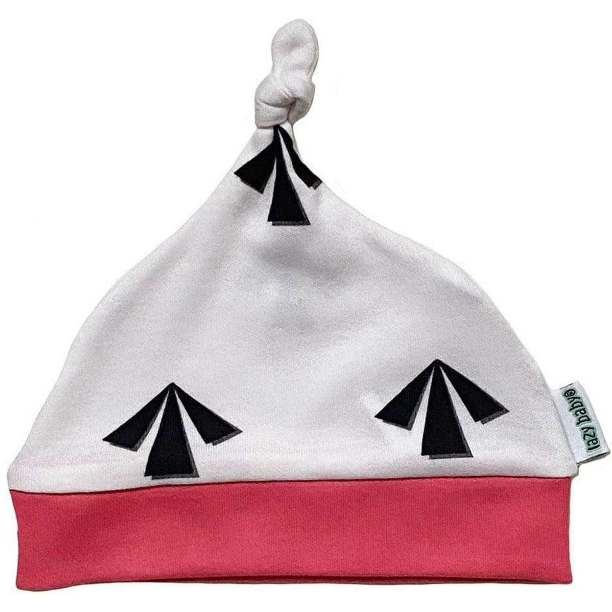 Lazy Baby Arrow Hat Pink/White.