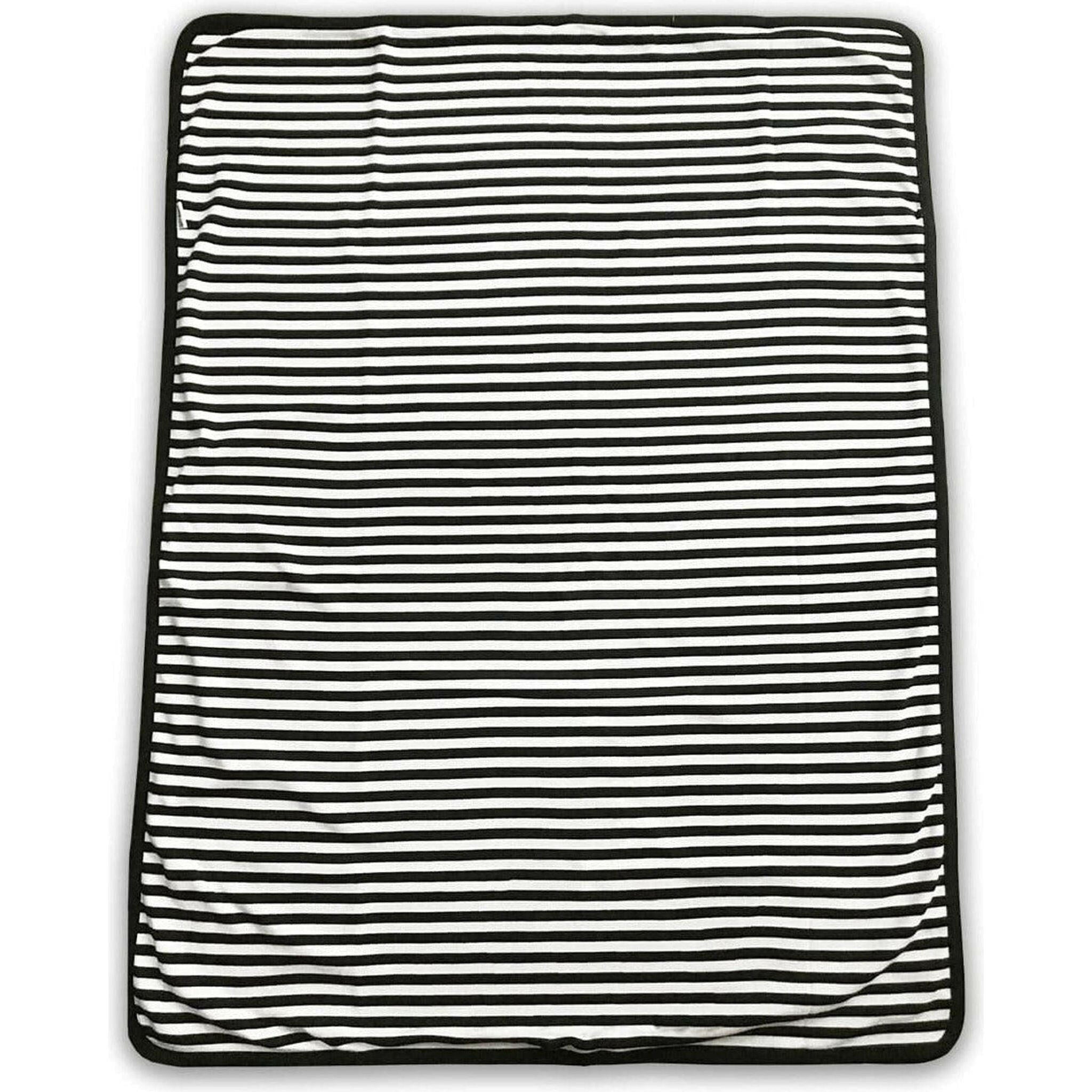 Lazy Baby Organic Cotton Black & White Blanket.