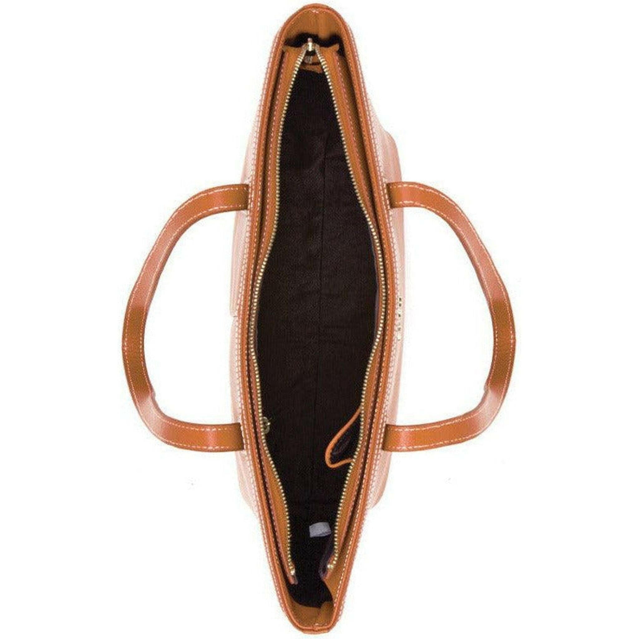 Ludlow Brown Leather Shoulder Bag.