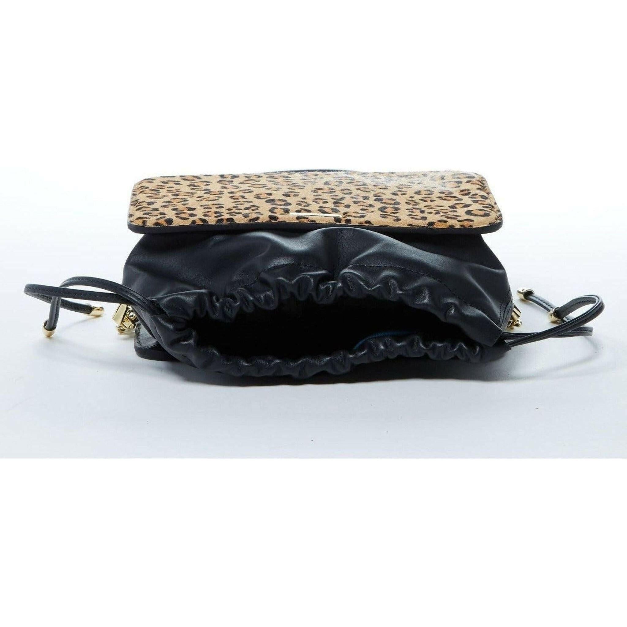 Patricia Black Leopard Leather Purse.