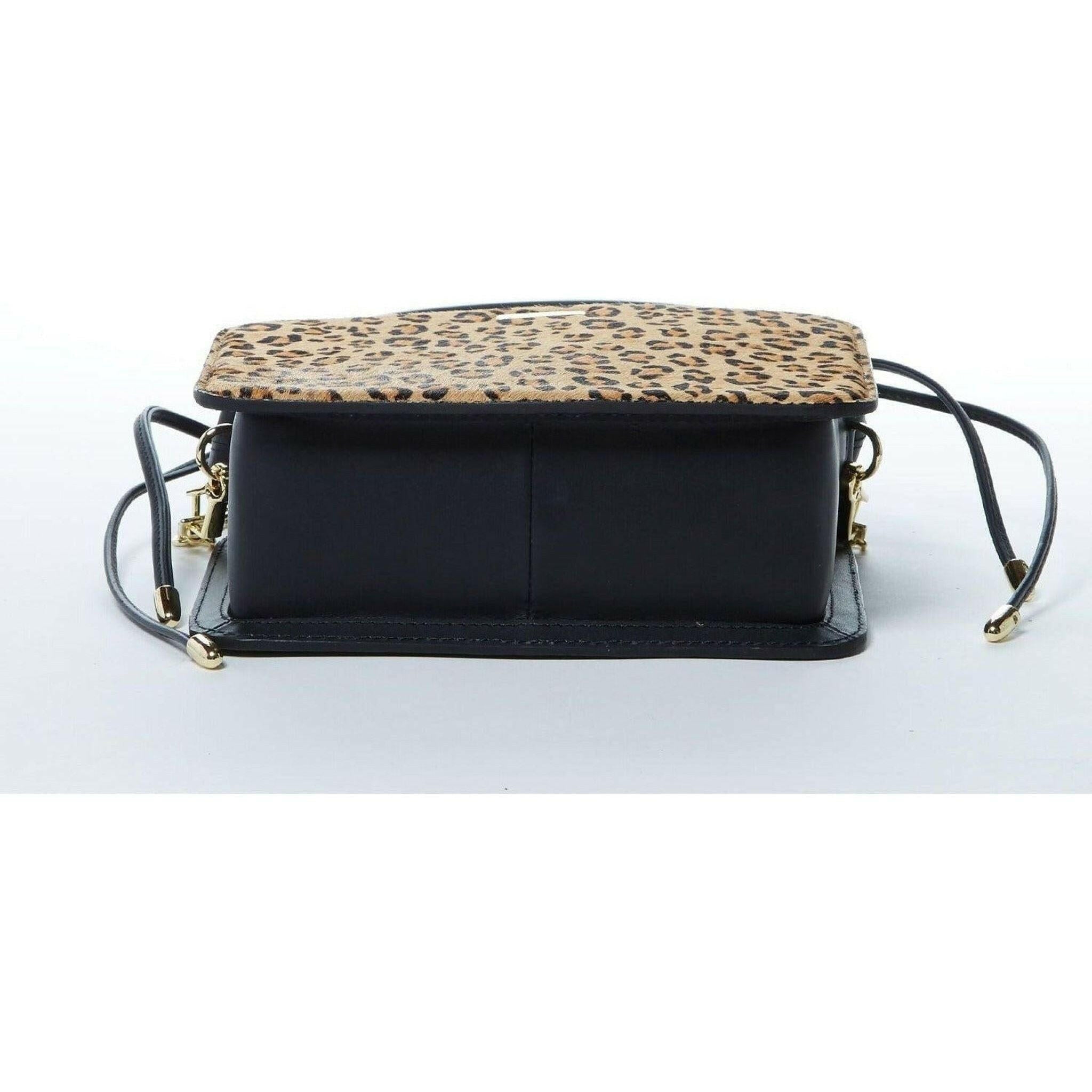 Patricia Black Leopard Leather Purse.