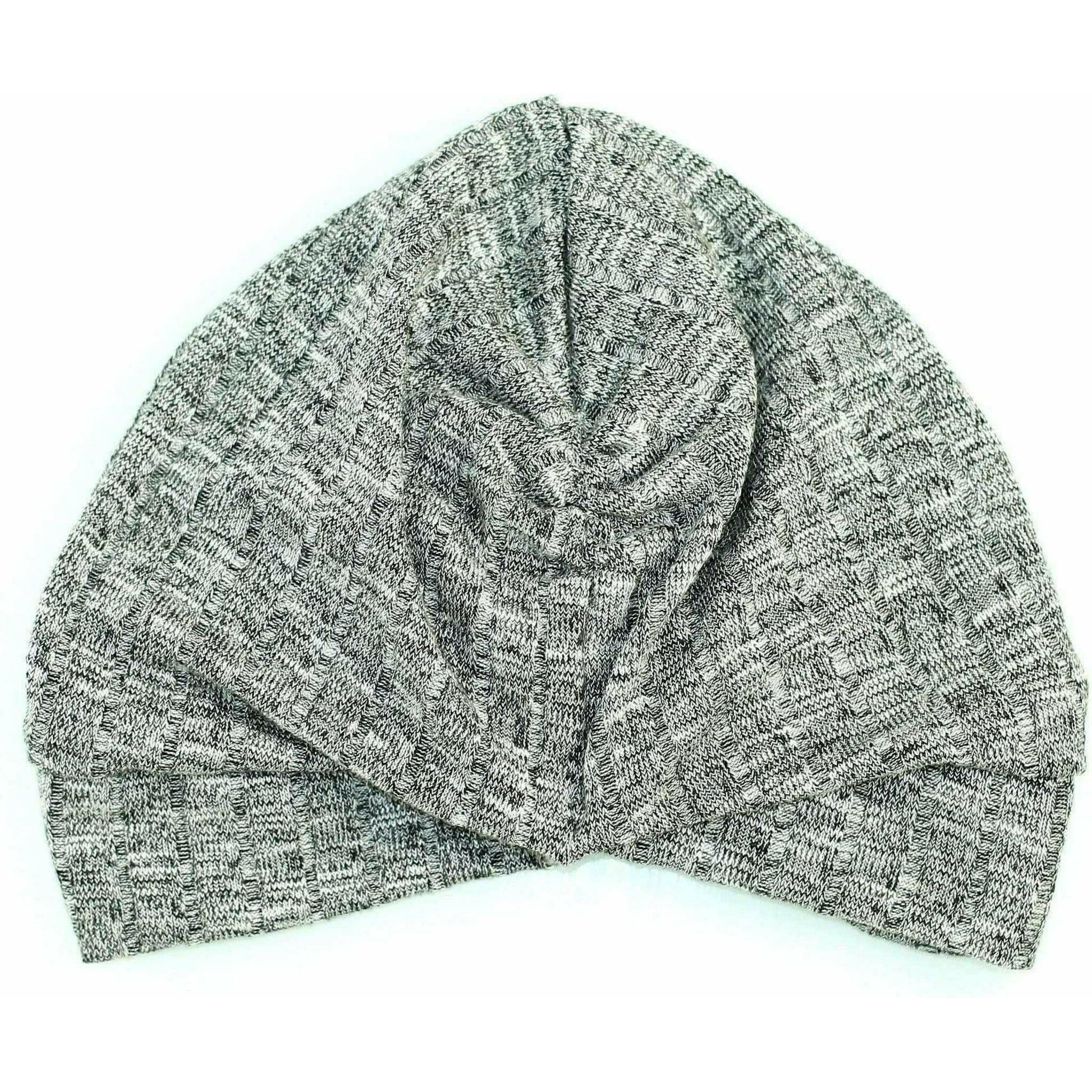 Rib Knit Sweater Turban.