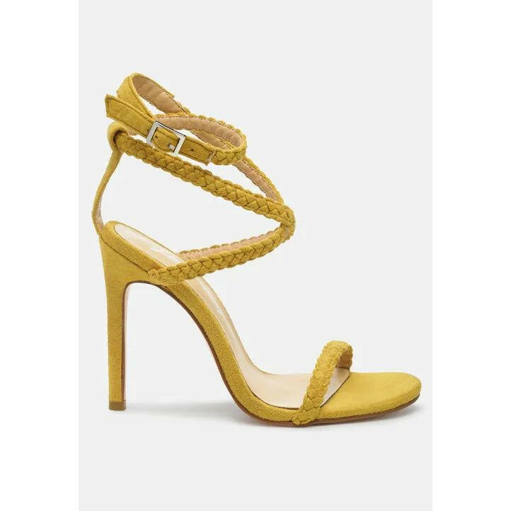 Sherri High Heeled Faux Suede Sandals.