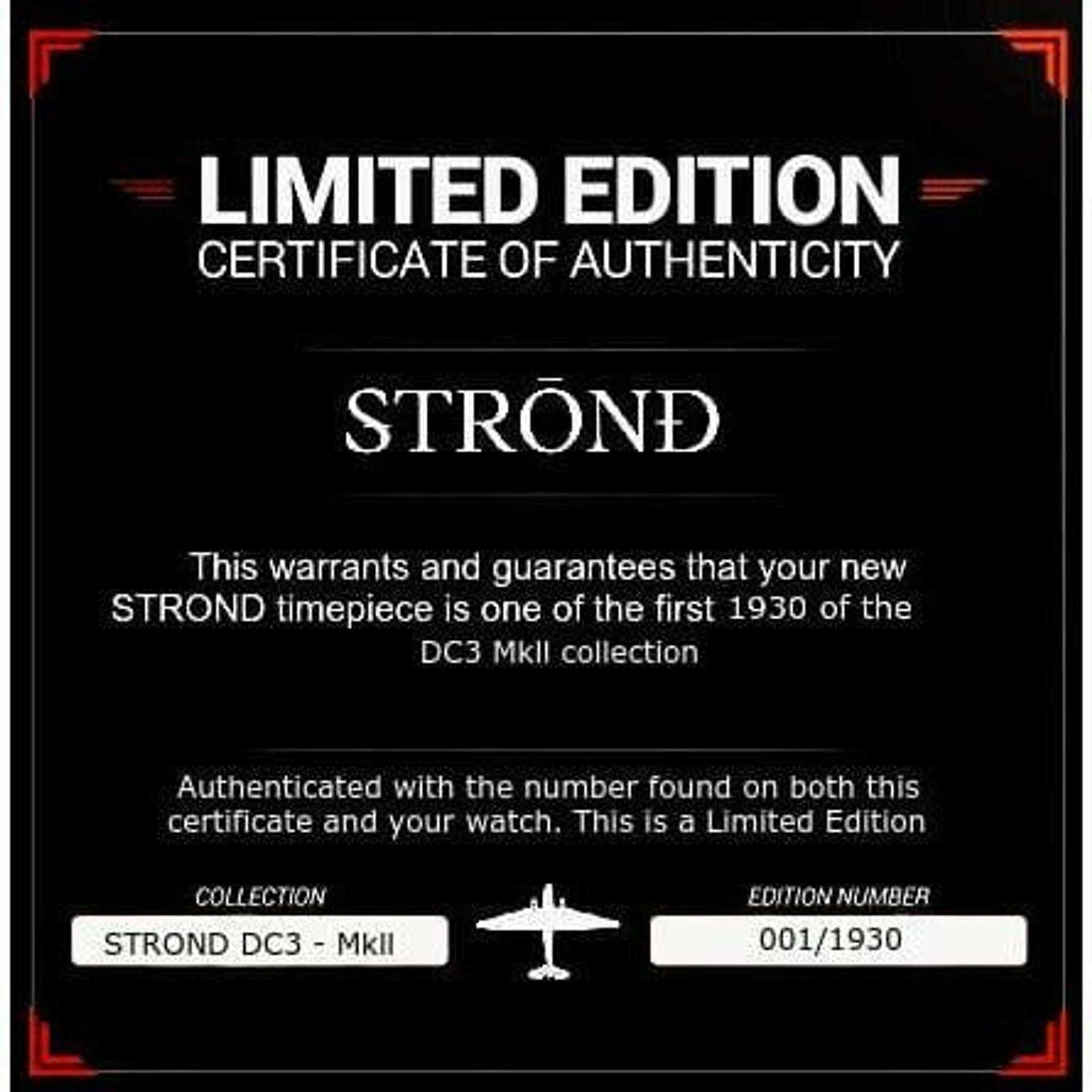 STROND DC3 Mkll All Stainless Steel & Bronze Watch.