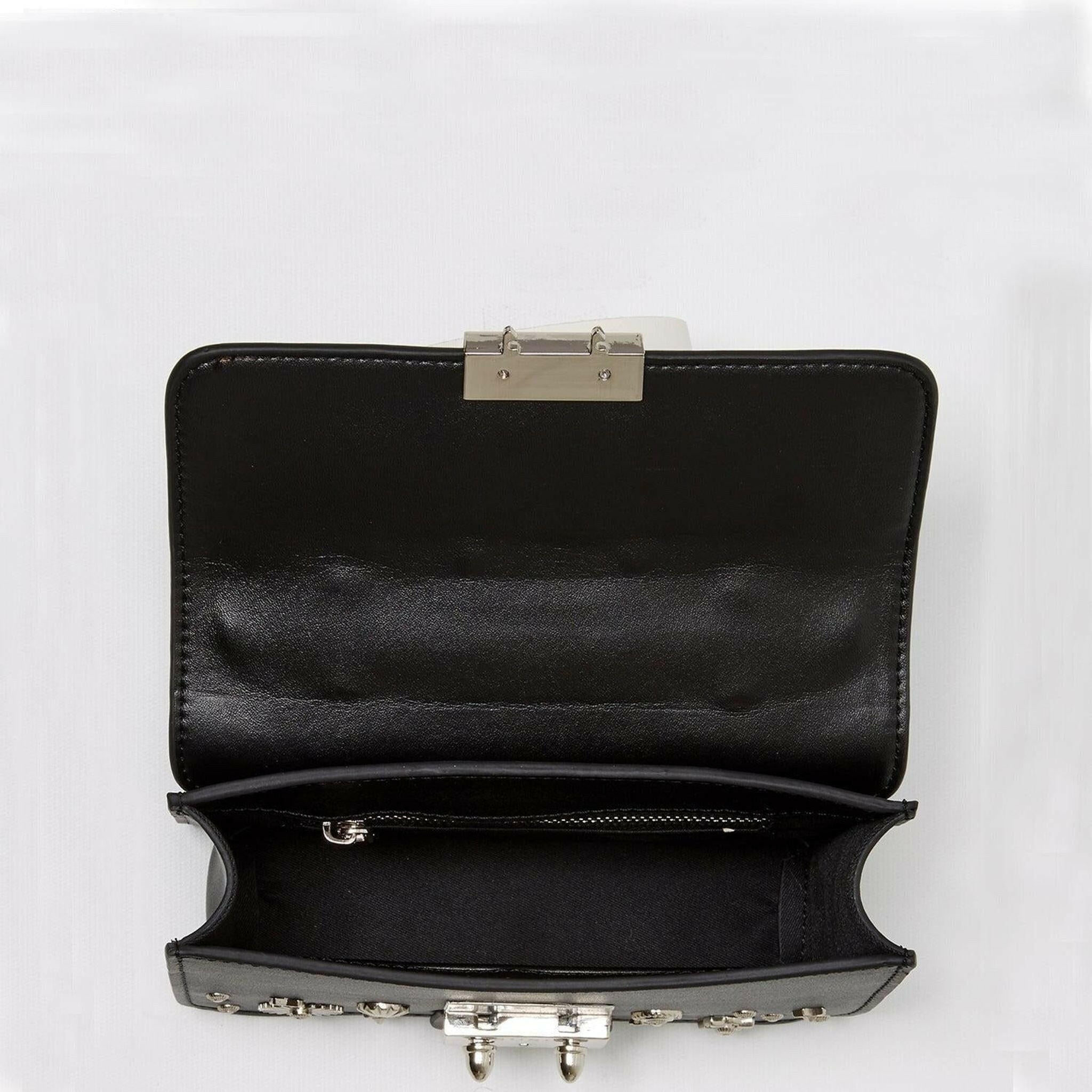 The Hollywood Leather Crossbody in Black.