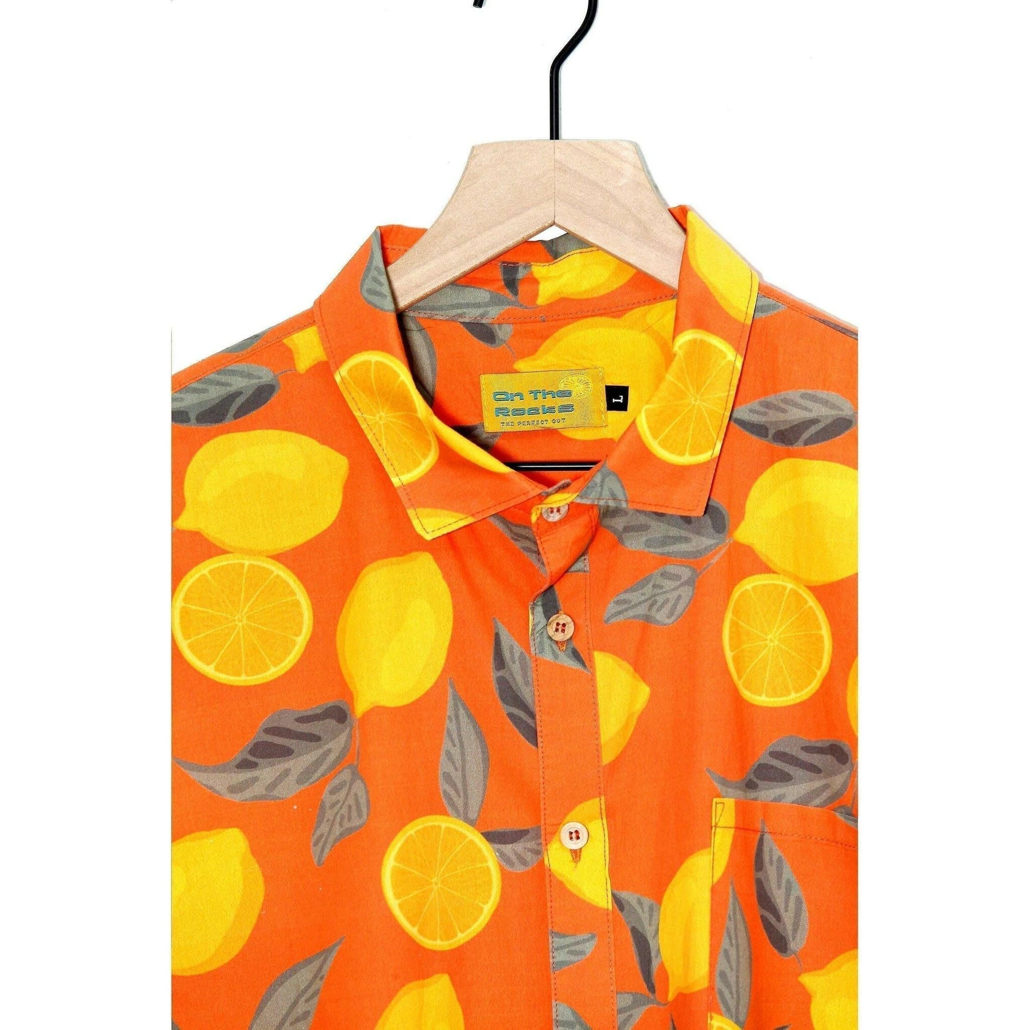 The Marbella Perfect Cut Short Sleeve Button-Down Shirt.