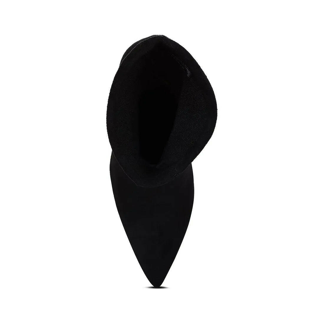 Tweeple Stiletto Boot With A Pointed Toe.