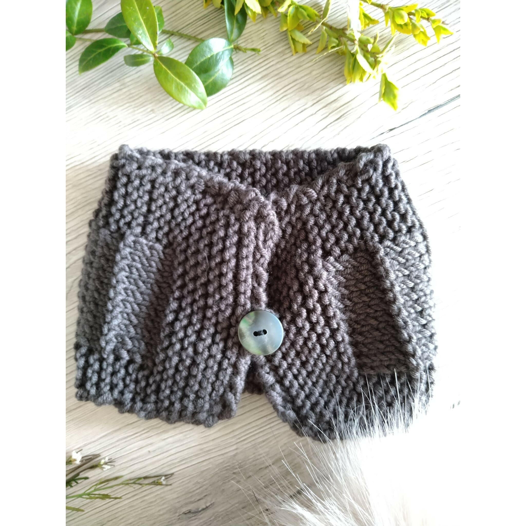 Mocca Knitted Set (Hat & Scarf).