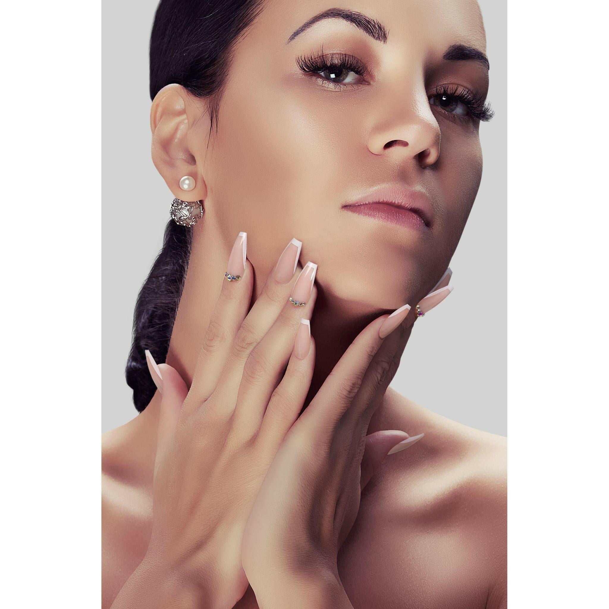 Beige Twinkle | Soft & Durable Press-On Nails.