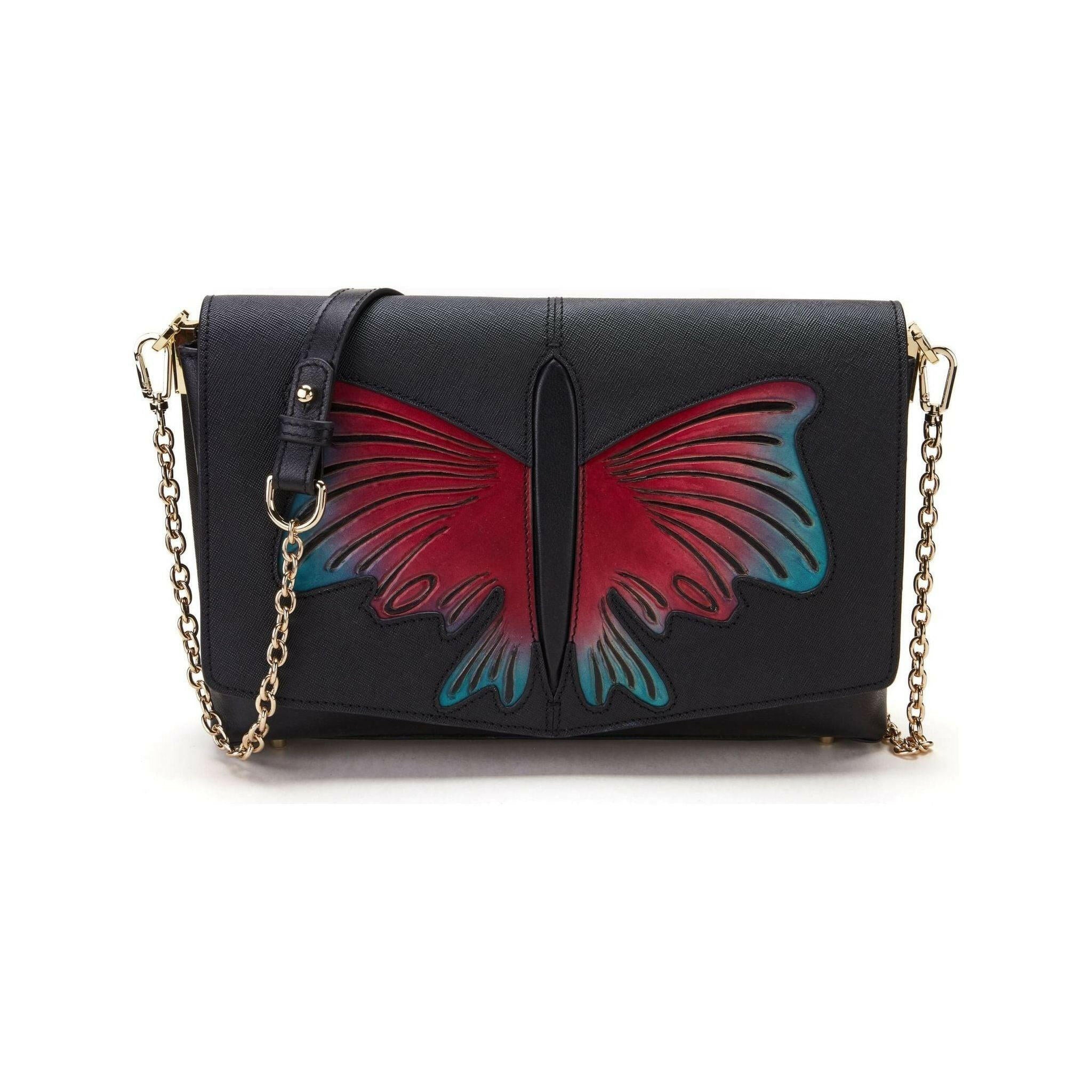 Butterfly Black Crossbody.