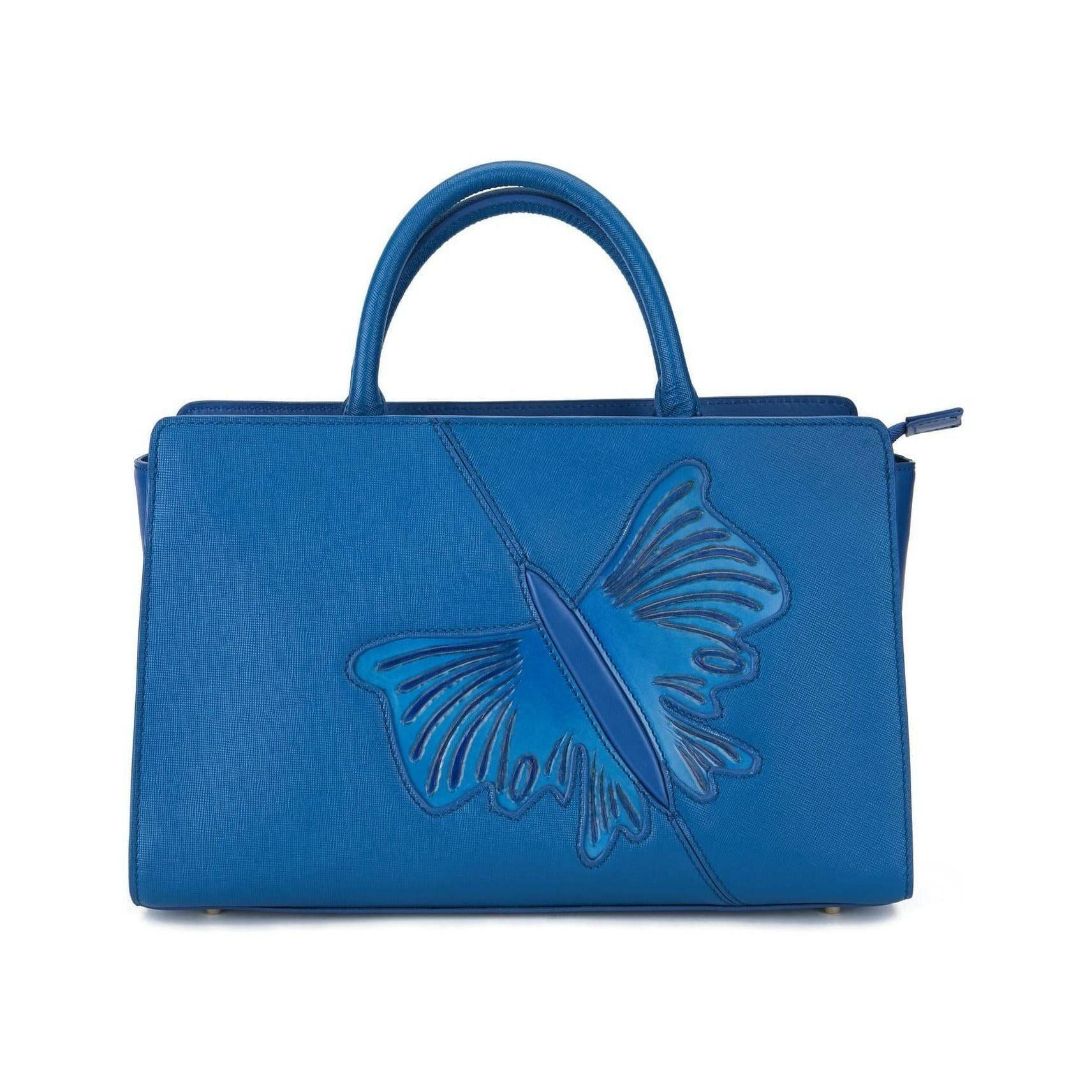 Butterfly Blue Satchel.