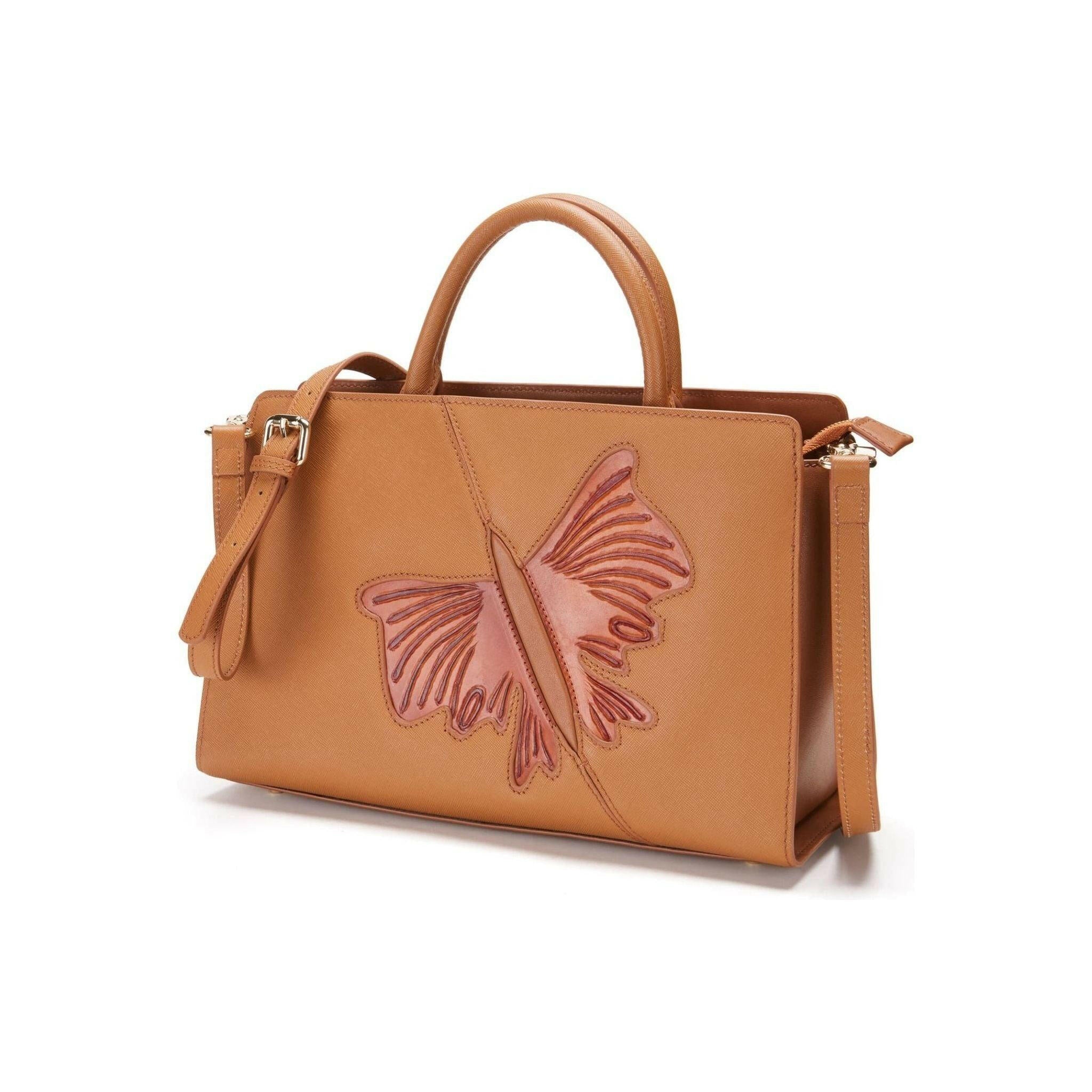 Butterfly Brown Satchel.
