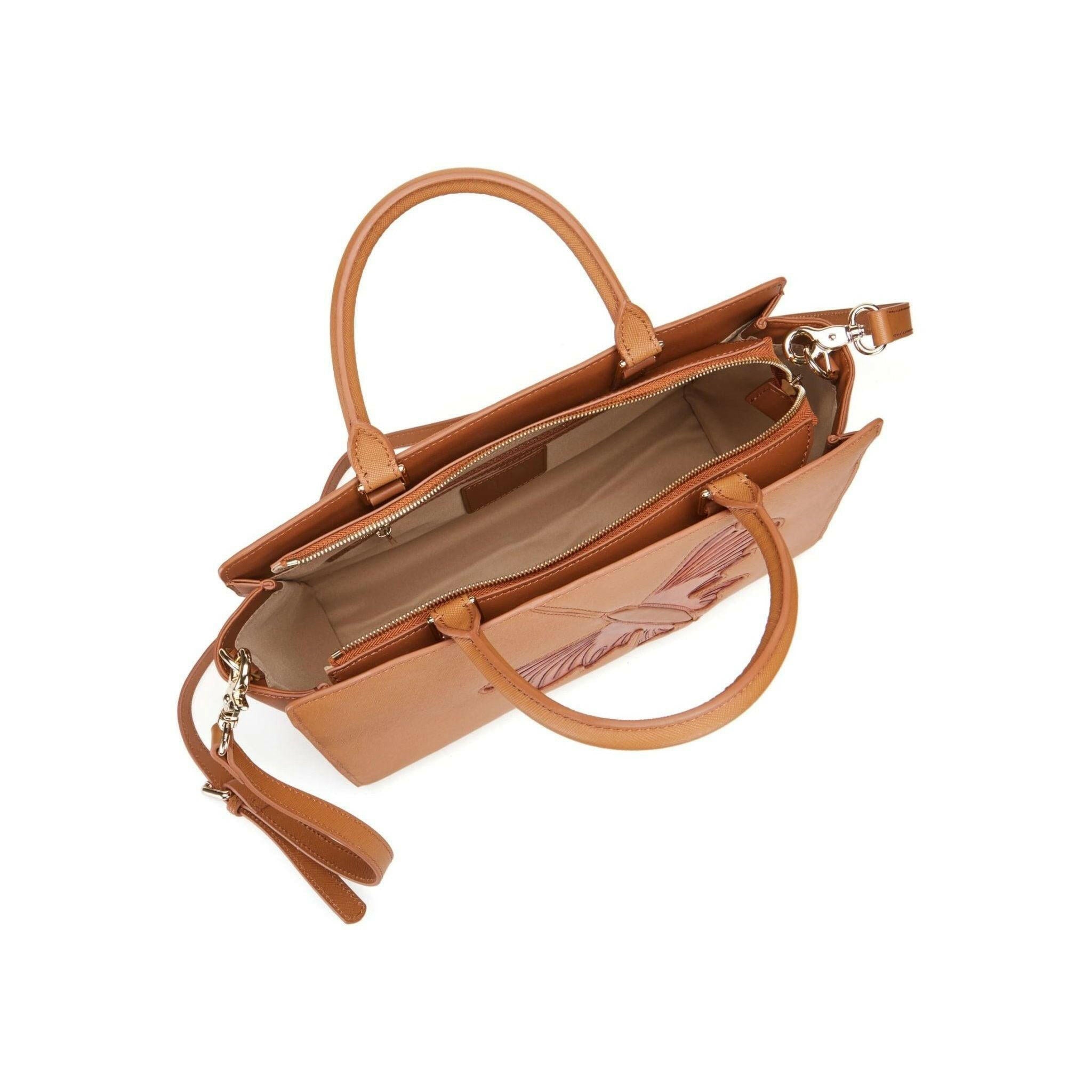 Butterfly Brown Satchel.