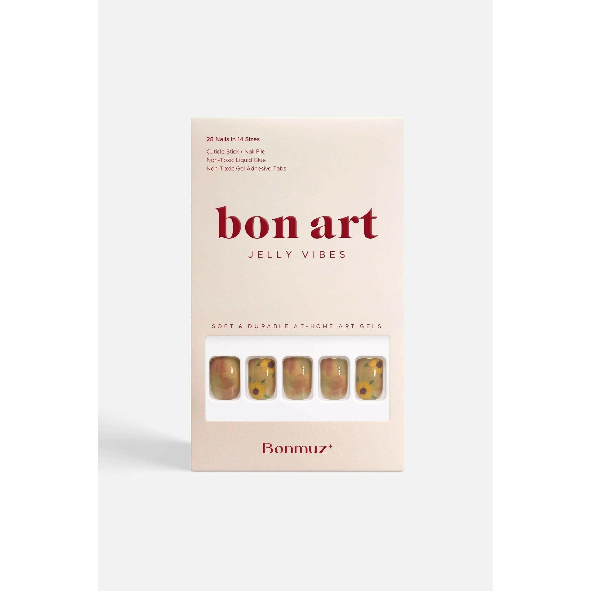 Sunflower Watercolor | Soft & Durable Press-On Nails.