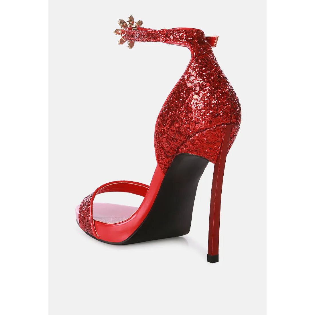 Straight Fire High Heel Glitter Stilettos.