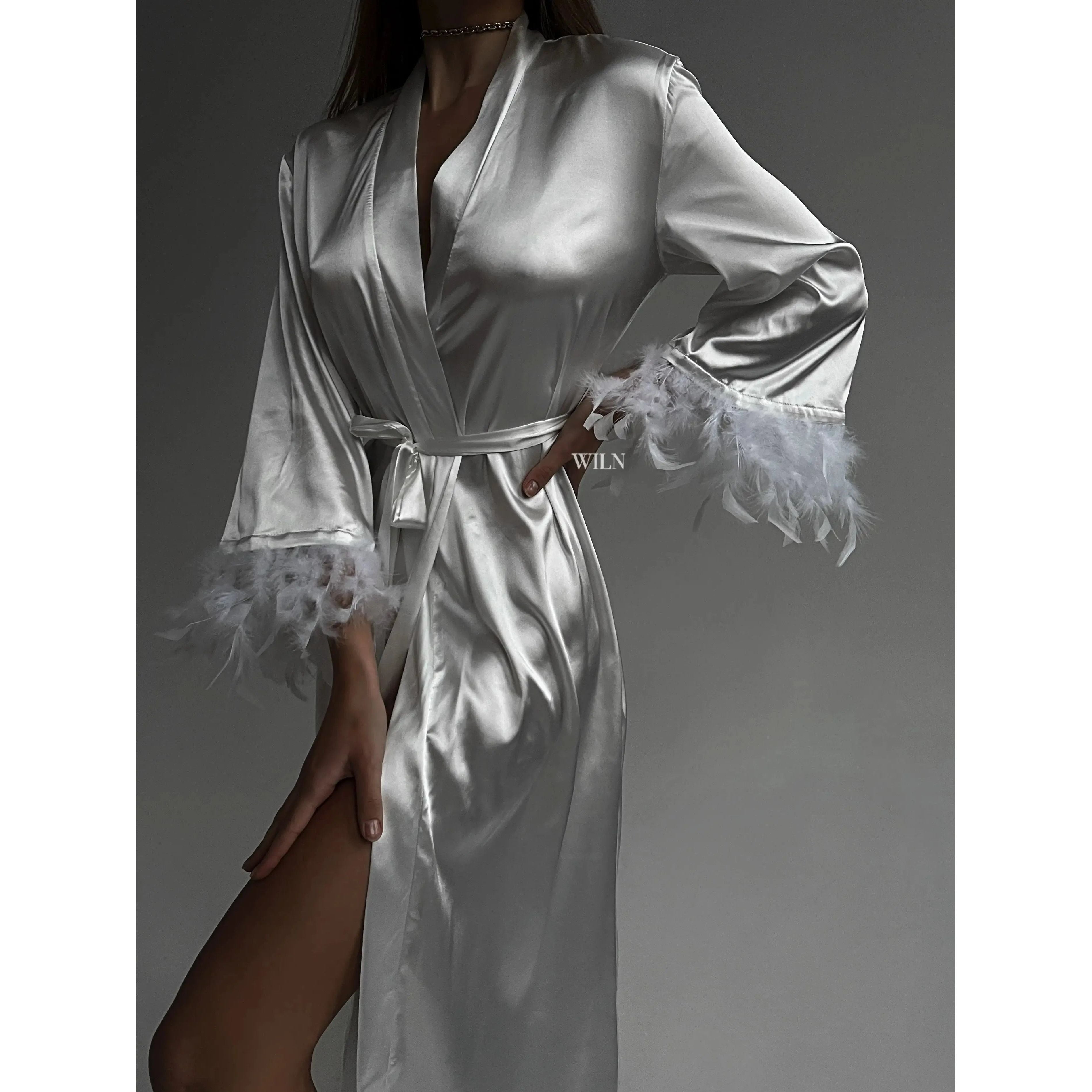 Affection Luxurious Satin Robe.