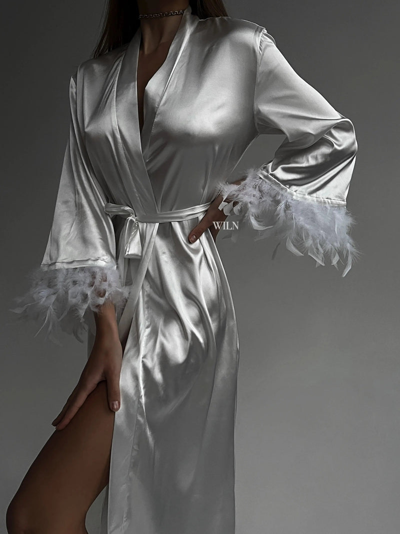 Affection Luxurious Satin Robe