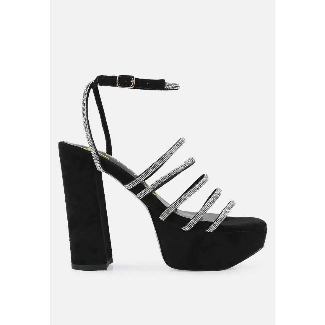 Tricks High Block Heel Sandals.