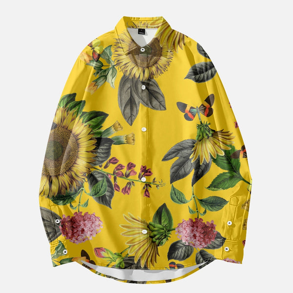 Jacki Easlick Sunflower Long Sleeve Shirt.