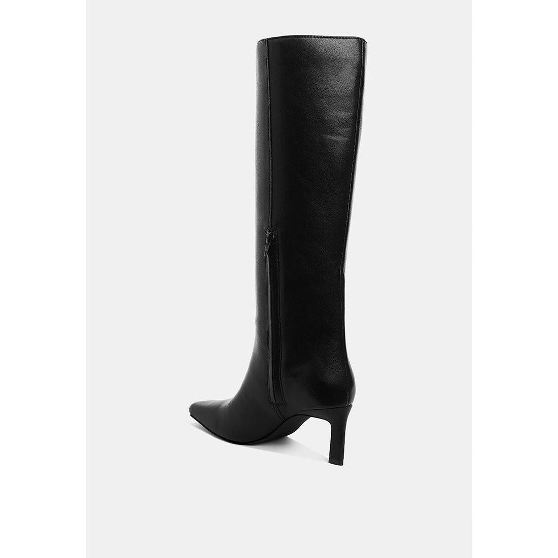 Syringa Kitten Heel Long Boots.