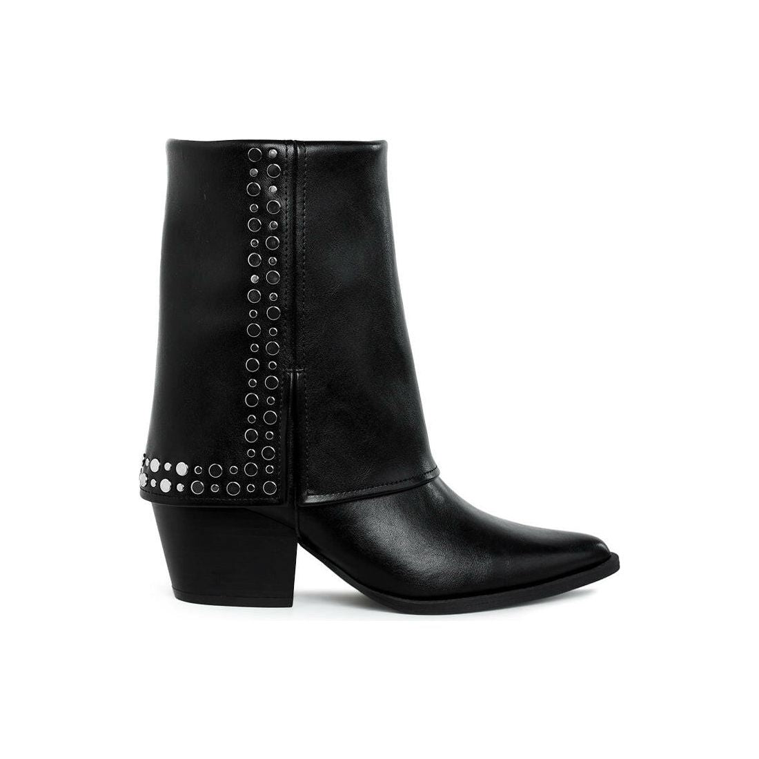 Mariachi Stud Embellished Foldover Boots.