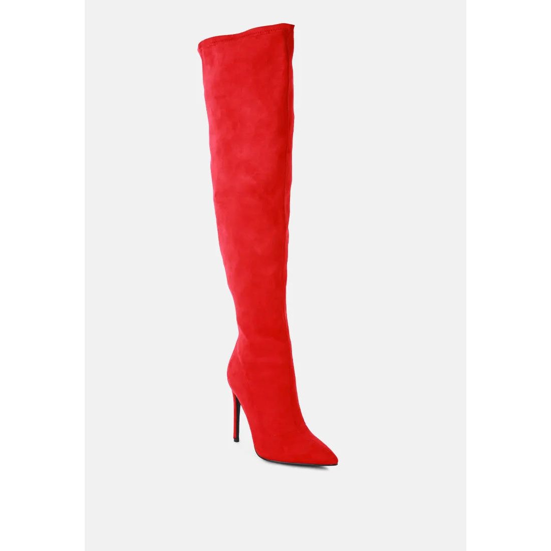 Tilera Stretch Over the Knee Stiletto Boots.