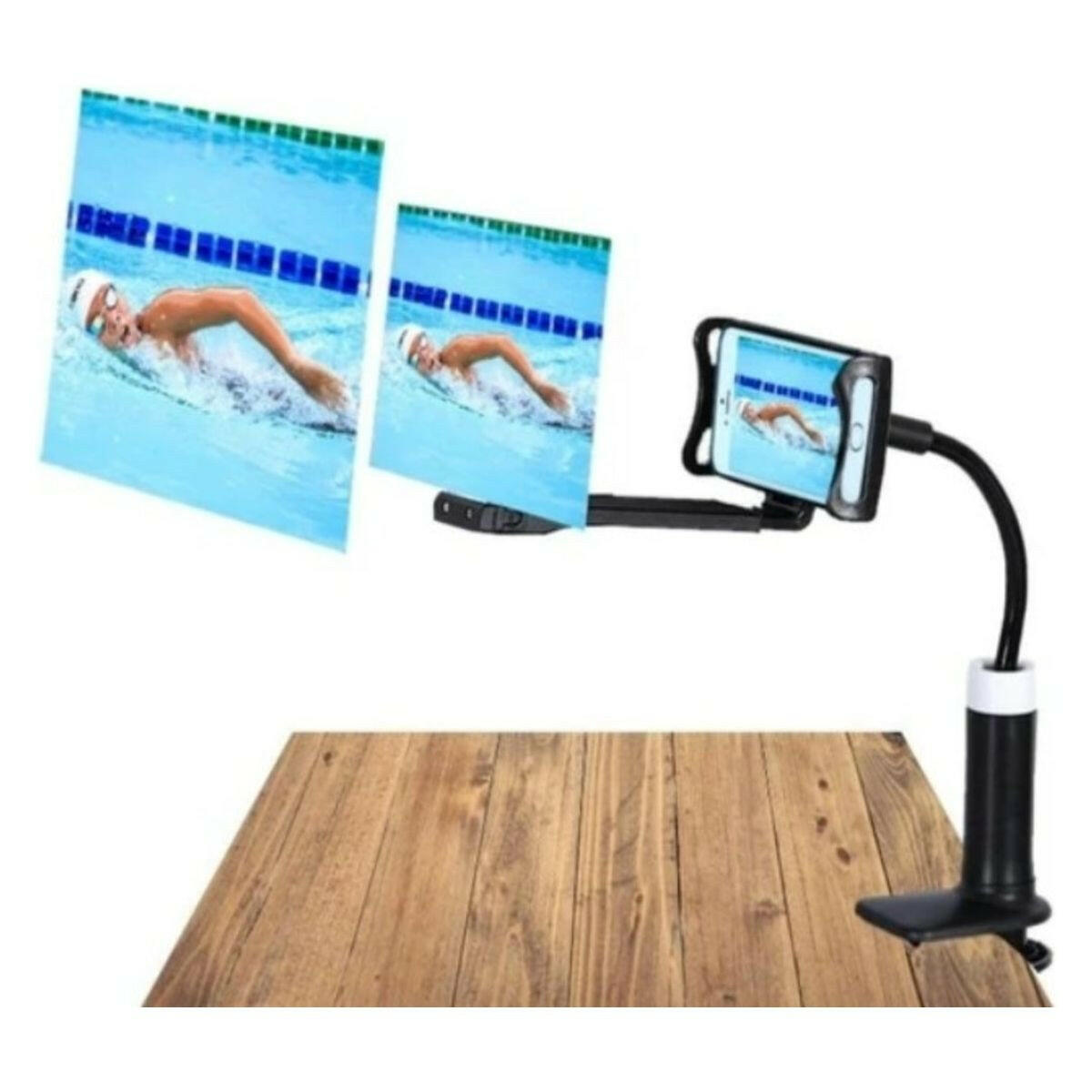 12" Mobile Phone HD Projection 3D Magnifier with Stand.