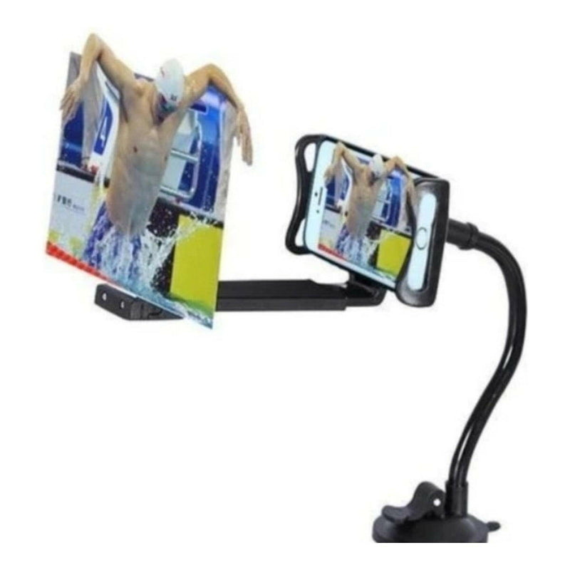 12" Mobile Phone HD Projection 3D Magnifier with Stand |  quirkitrendz.