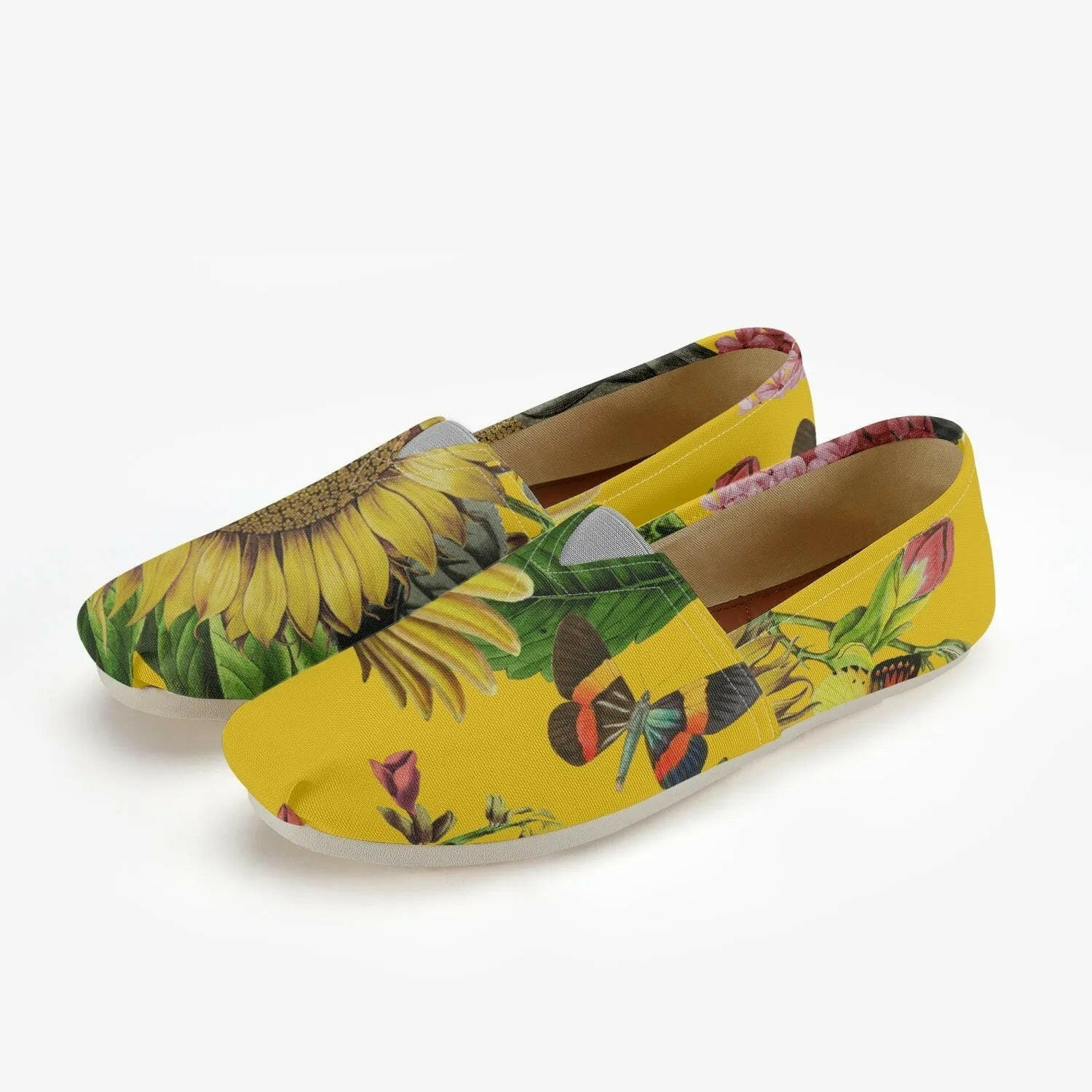 Jacki Easlick Yellow Sunflower Espadrilles.