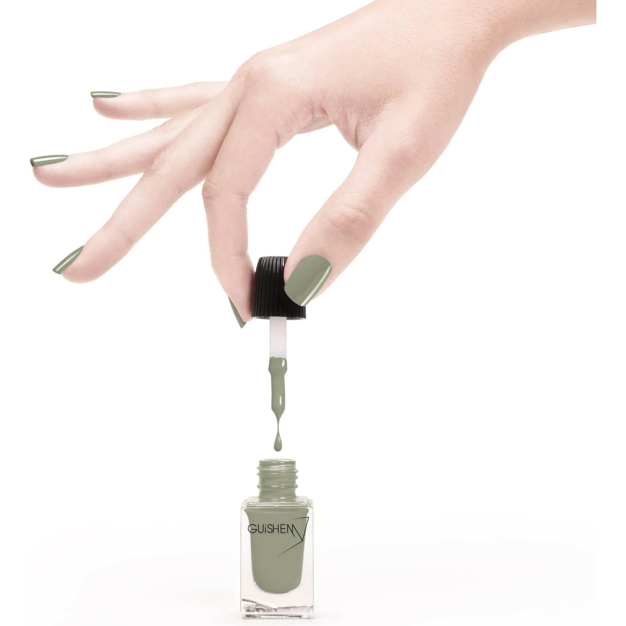 Premium Nail Lacquer DUSTY GREEN.