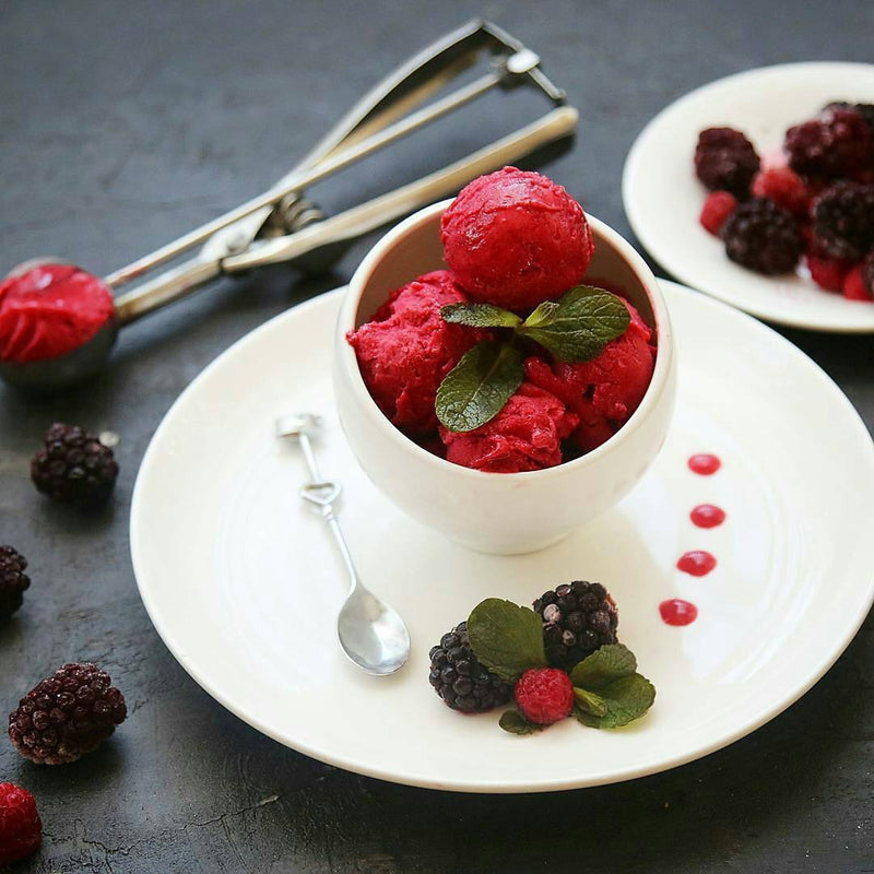 A Mignardises (Petit Four) Serving Set With Bamboo Oval Tray